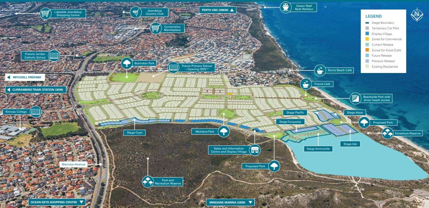 [Land for Sale] Burns Beach Estate, Burns Beach OpenLot